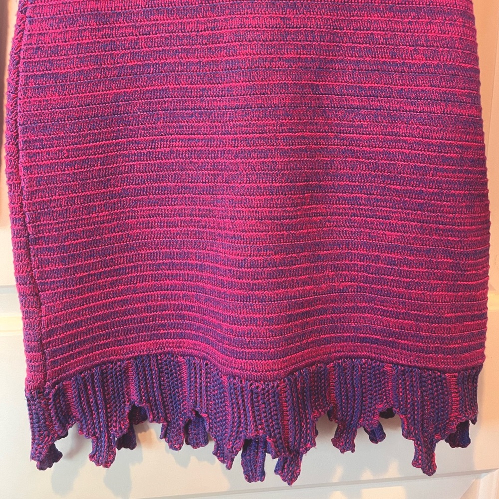 Magenta Purple Woven TORN by Ronny Kobo - Erin Dress - Large NWT - Picture 10 of 13